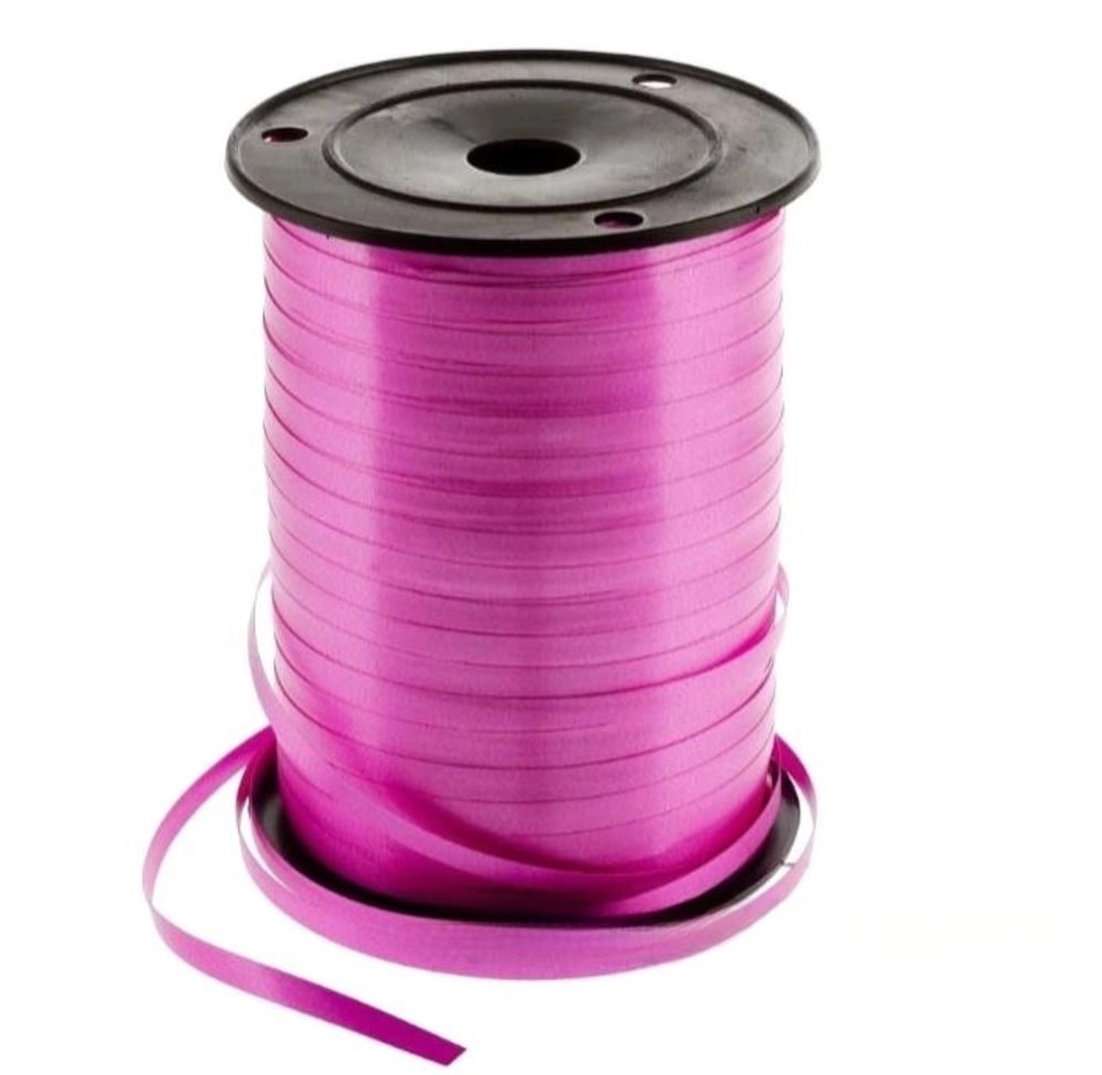 Лента полипропилен, 5 ммx250 ярд Фуксия