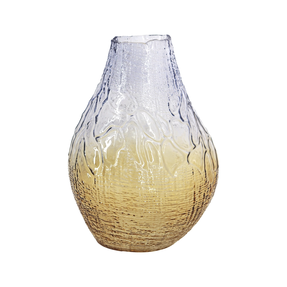 Ваза "Artistic" (стекло), D20xH26 см Бежевый-серый