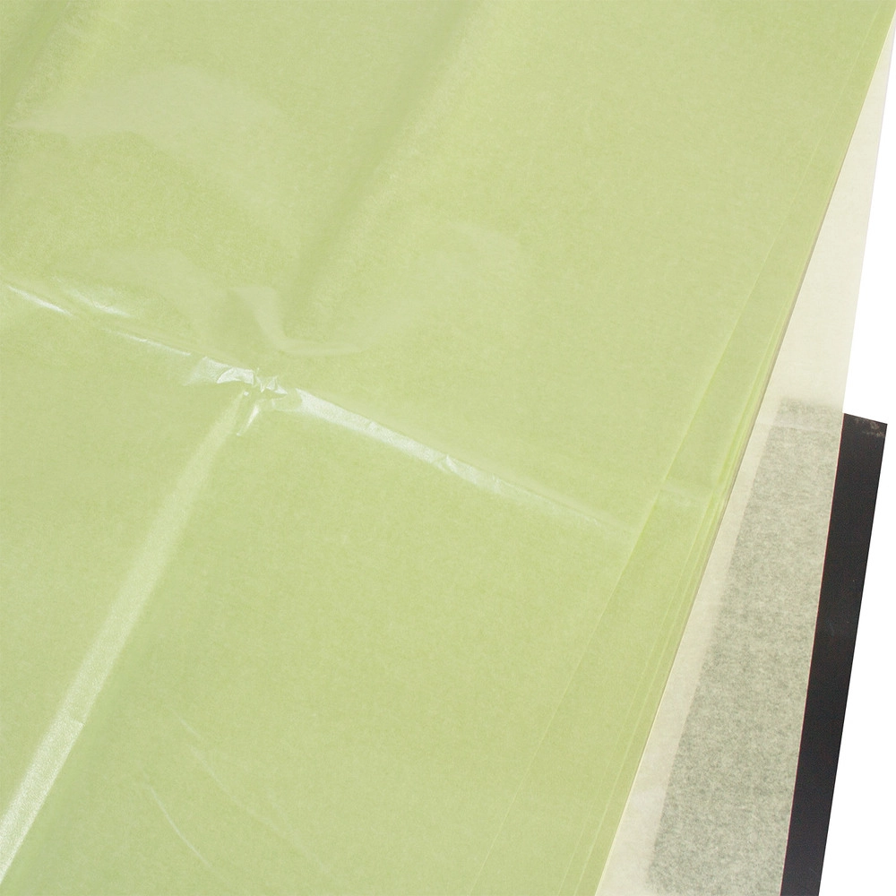 Бумага тишью "Перламутр", 51x66 см, 17 г/м2, набор (10 шт) Светло-зеленый