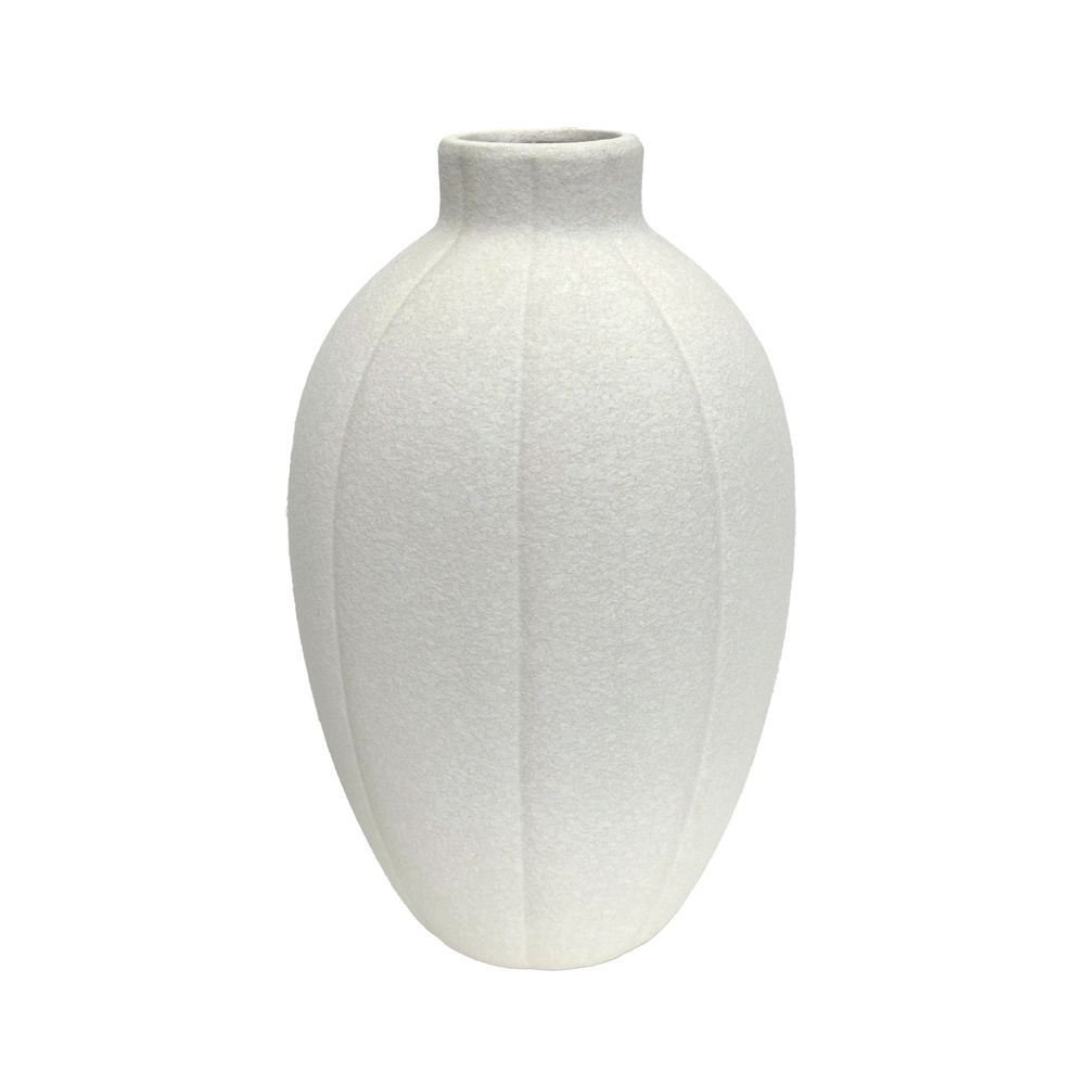 Ваза "East" (керамика), D16хH25 см Белый