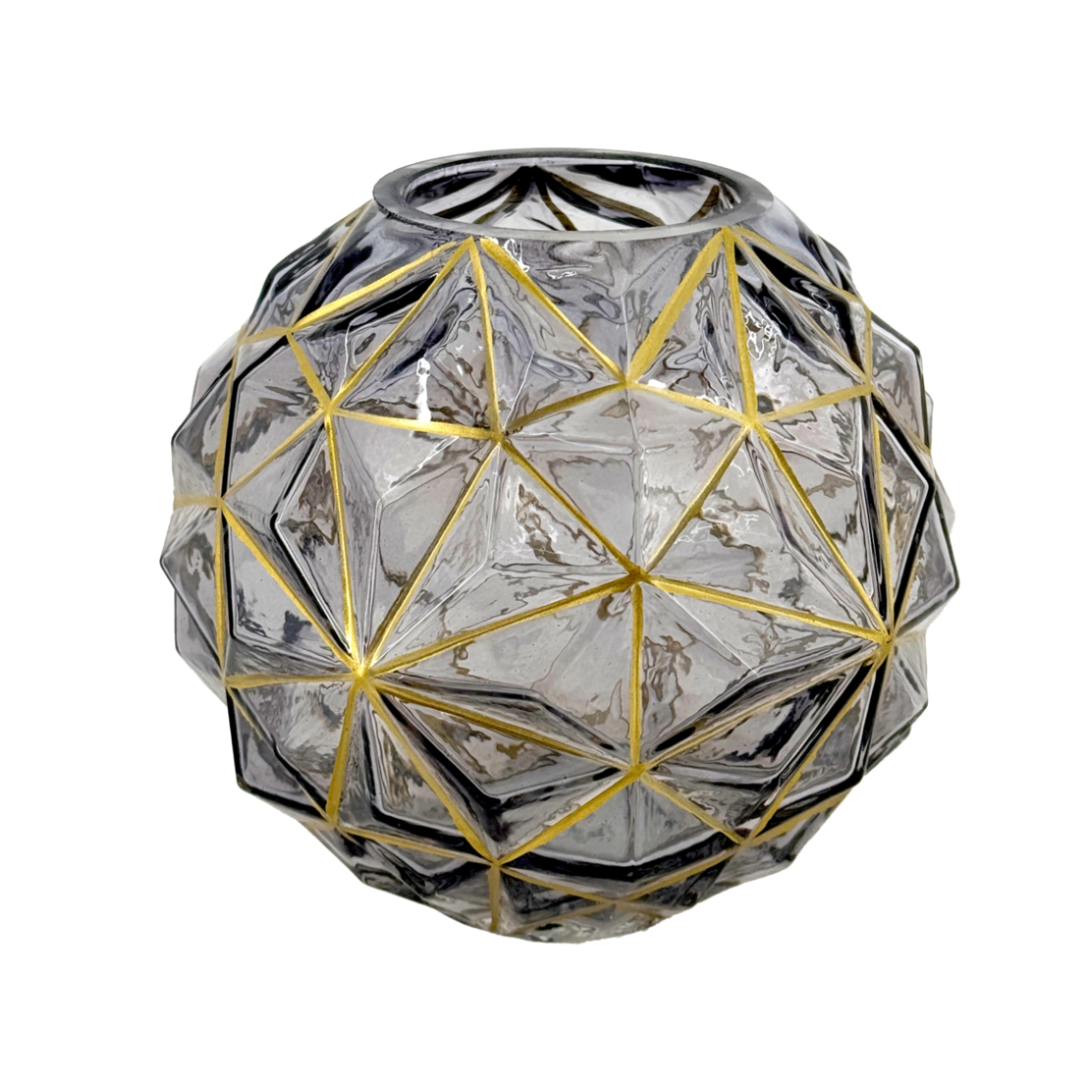 Ваза "Harmony" (стекло), D15хН14 см Прозрачный