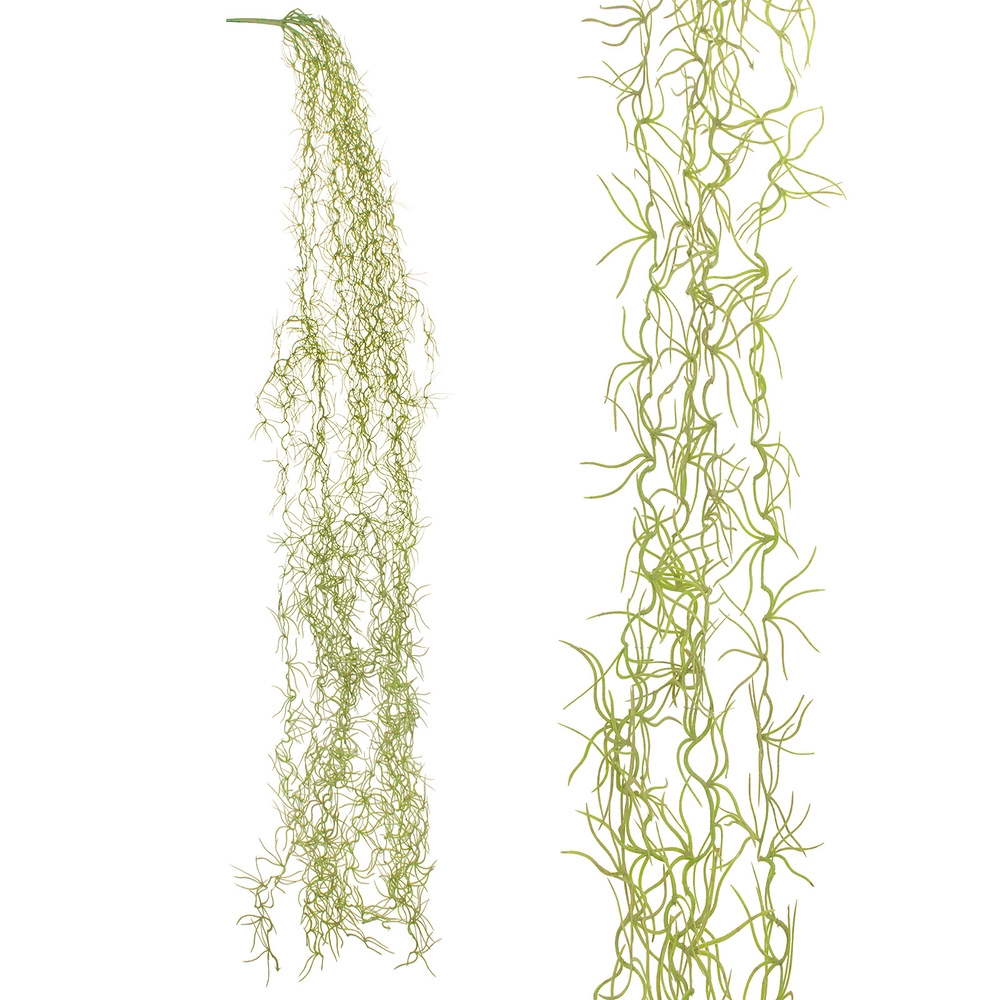 Растение искусственное "Тилландсия паутинка ампельная", H135 см Зеленый