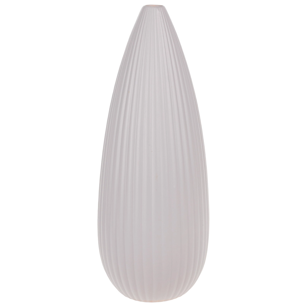 Ваза "Bauhaus" (керамика), D17xН43 см Светло-серый