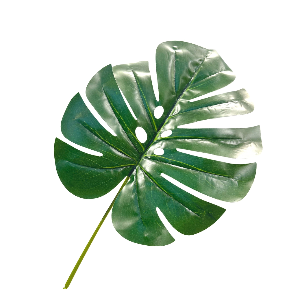 Ветка искусственная "Монстера", Н70 см Зеленый