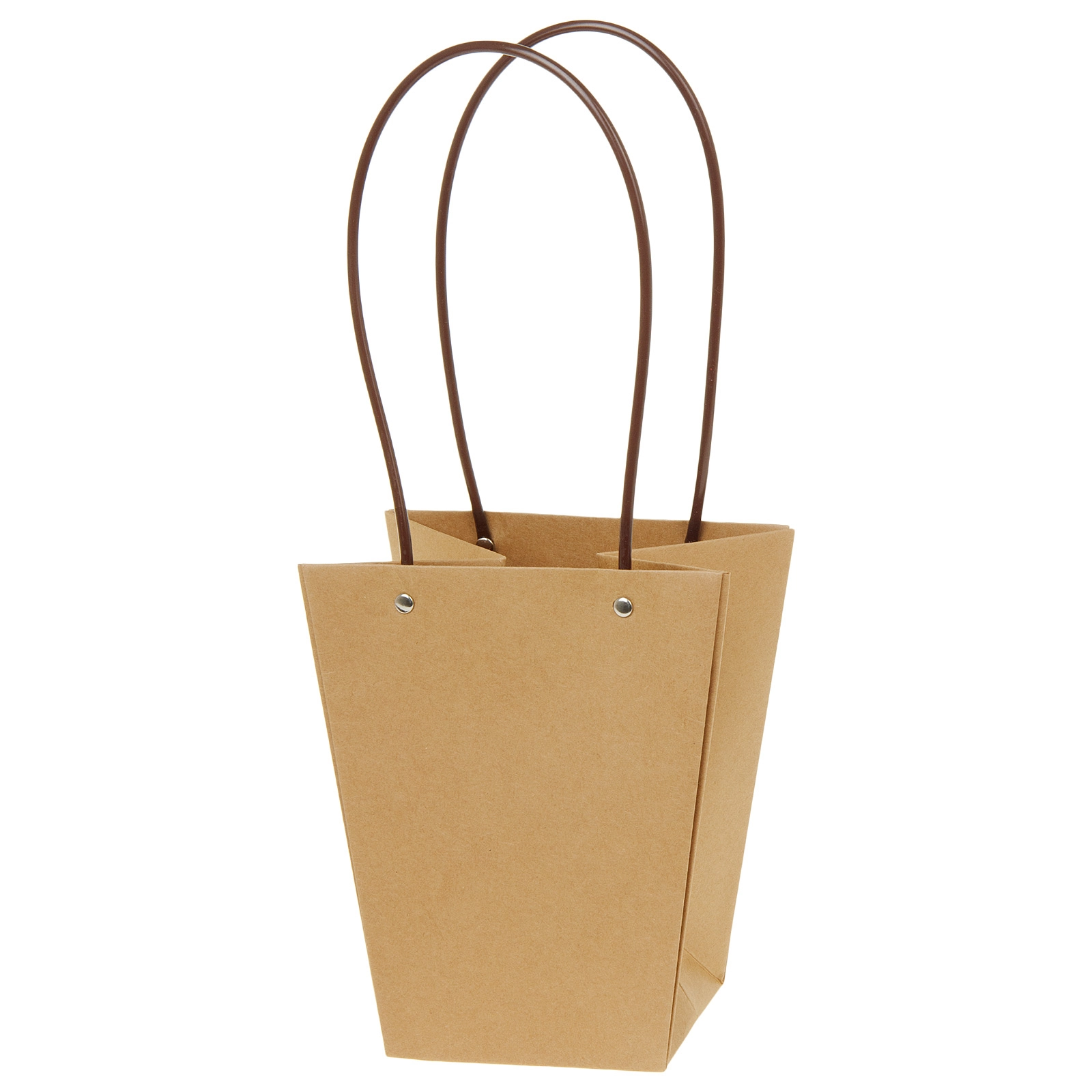 Сумка подарочная (картон), 17x11,5xH20 см, набор (10 шт), с ламинацией Натуральный