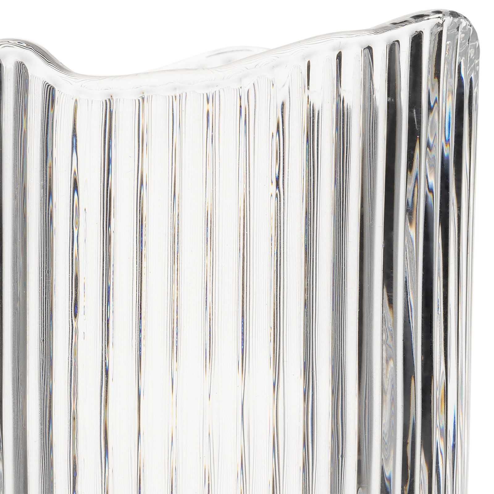 Ваза "Унисон" (стекло), D12xH25 см Прозрачный