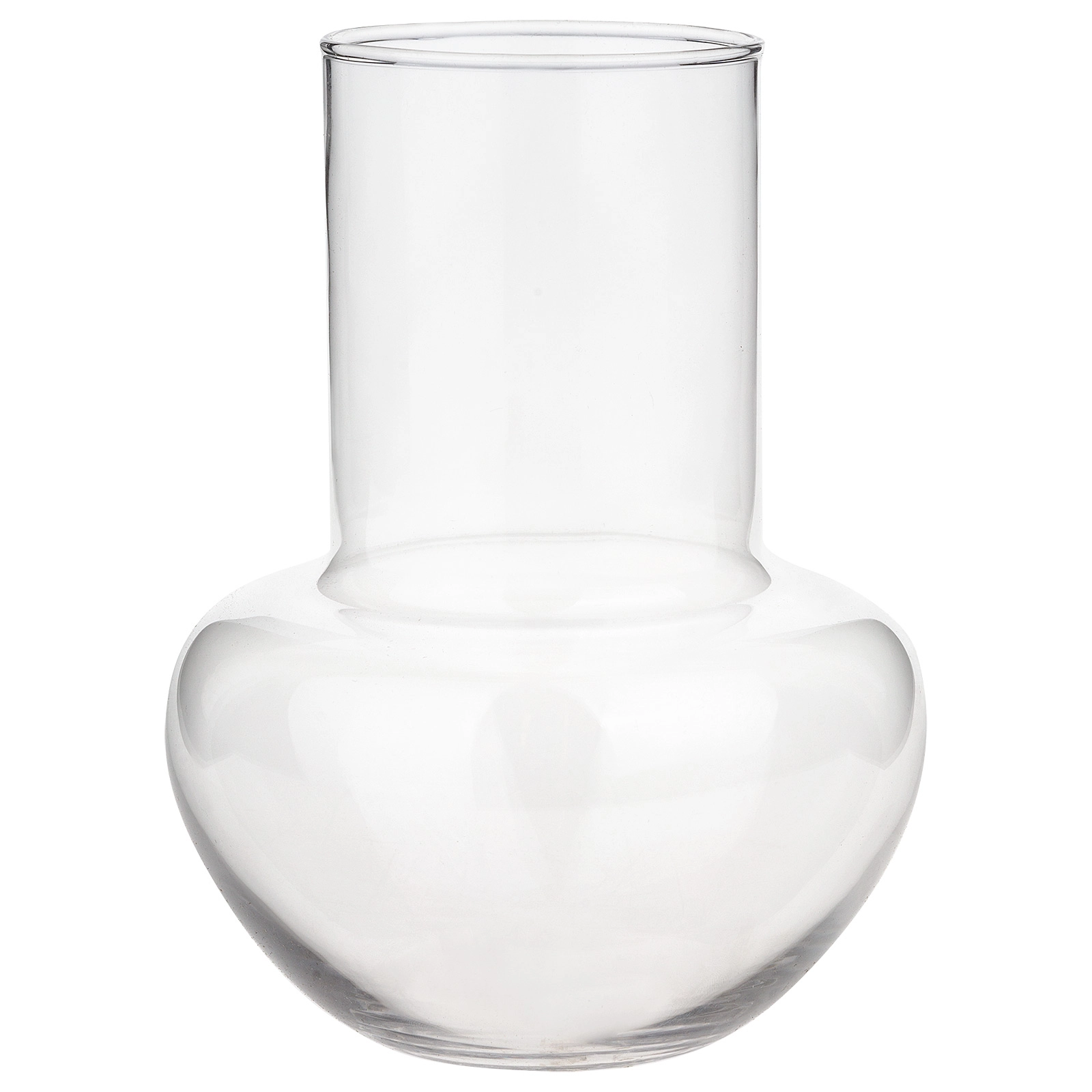Ваза "French" (стекло), D13,5xH18 см Прозрачный