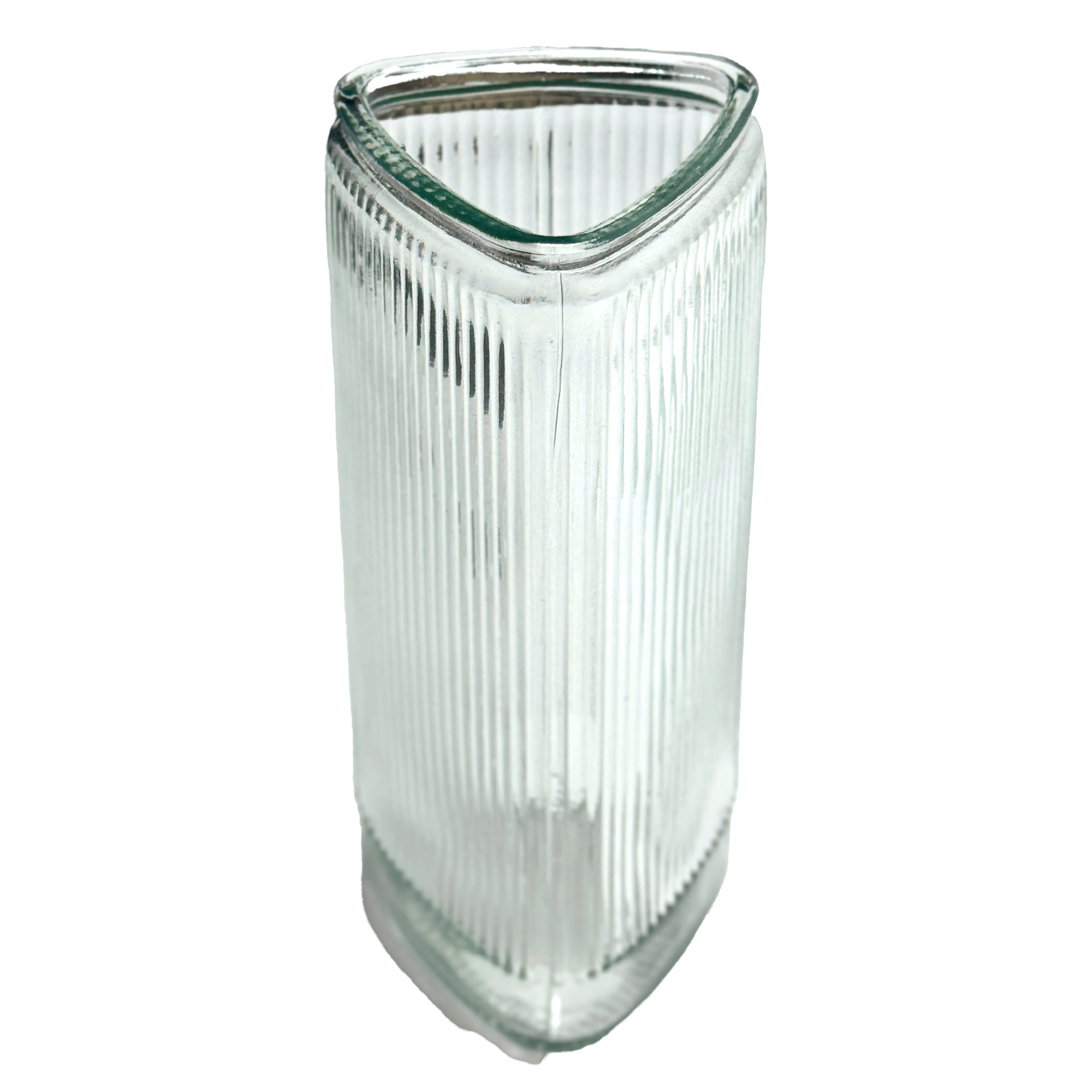 Ваза "Грани" (стекло), 8xH20 см Прозрачный