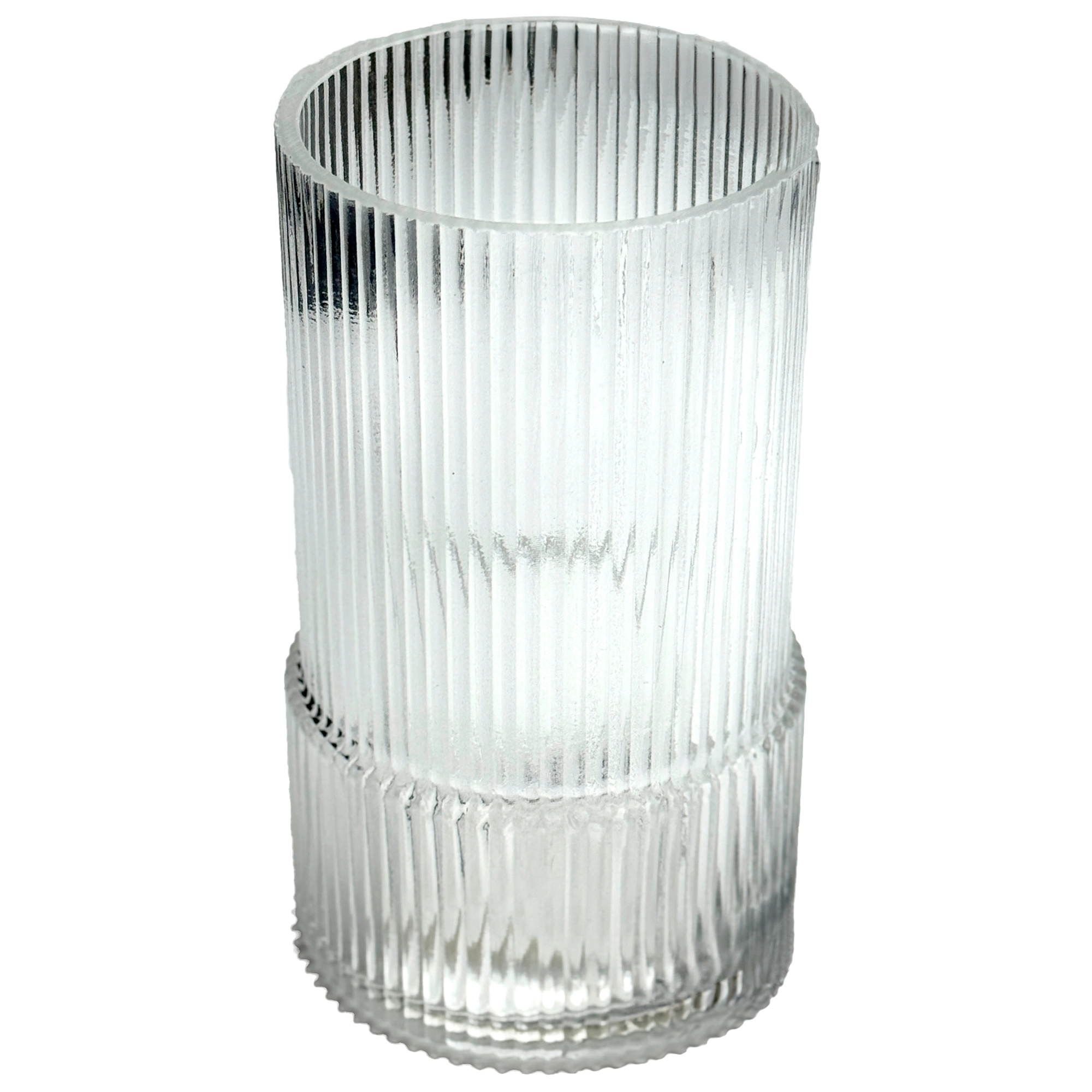 Ваза "Column" (стекло), D10xH16,5 см Прозрачный