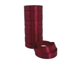 Лента атлас, 20 ммx25 ярд, набор (10 шт) Сливовый