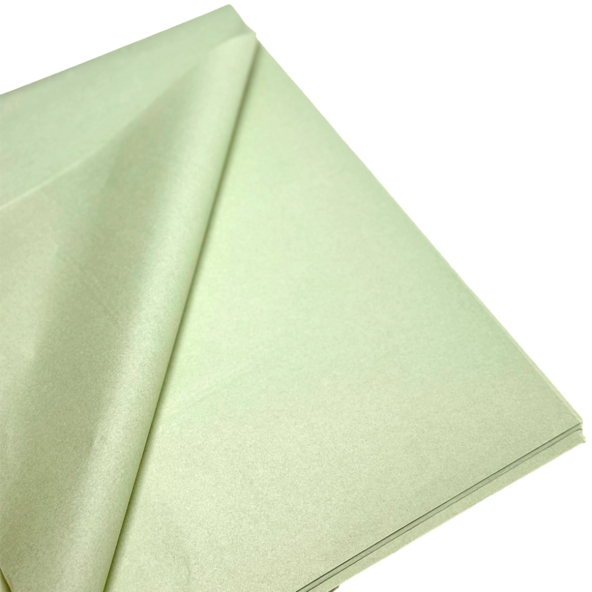 Бумага тишью, 50x70 см, 17 г/м2, набор (38 шт) Фисташковый