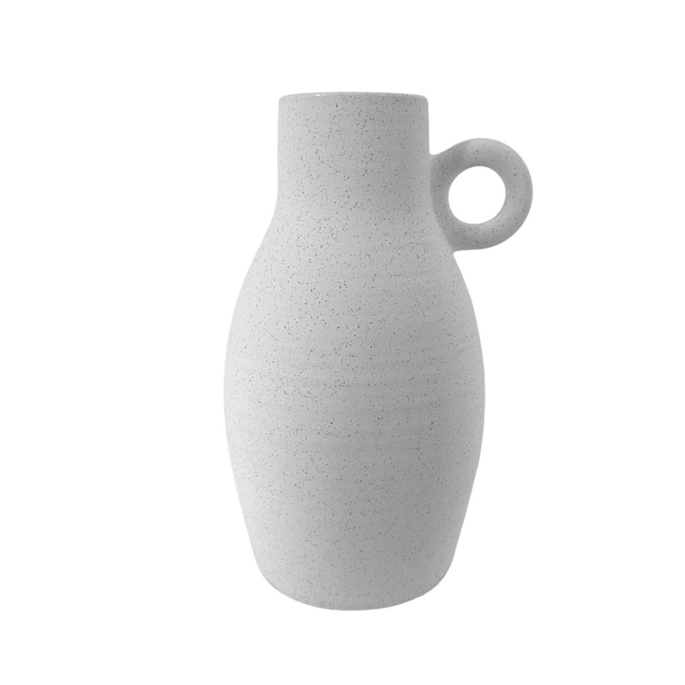 Ваза "Potter" (керамика), D19xН30 см Белый