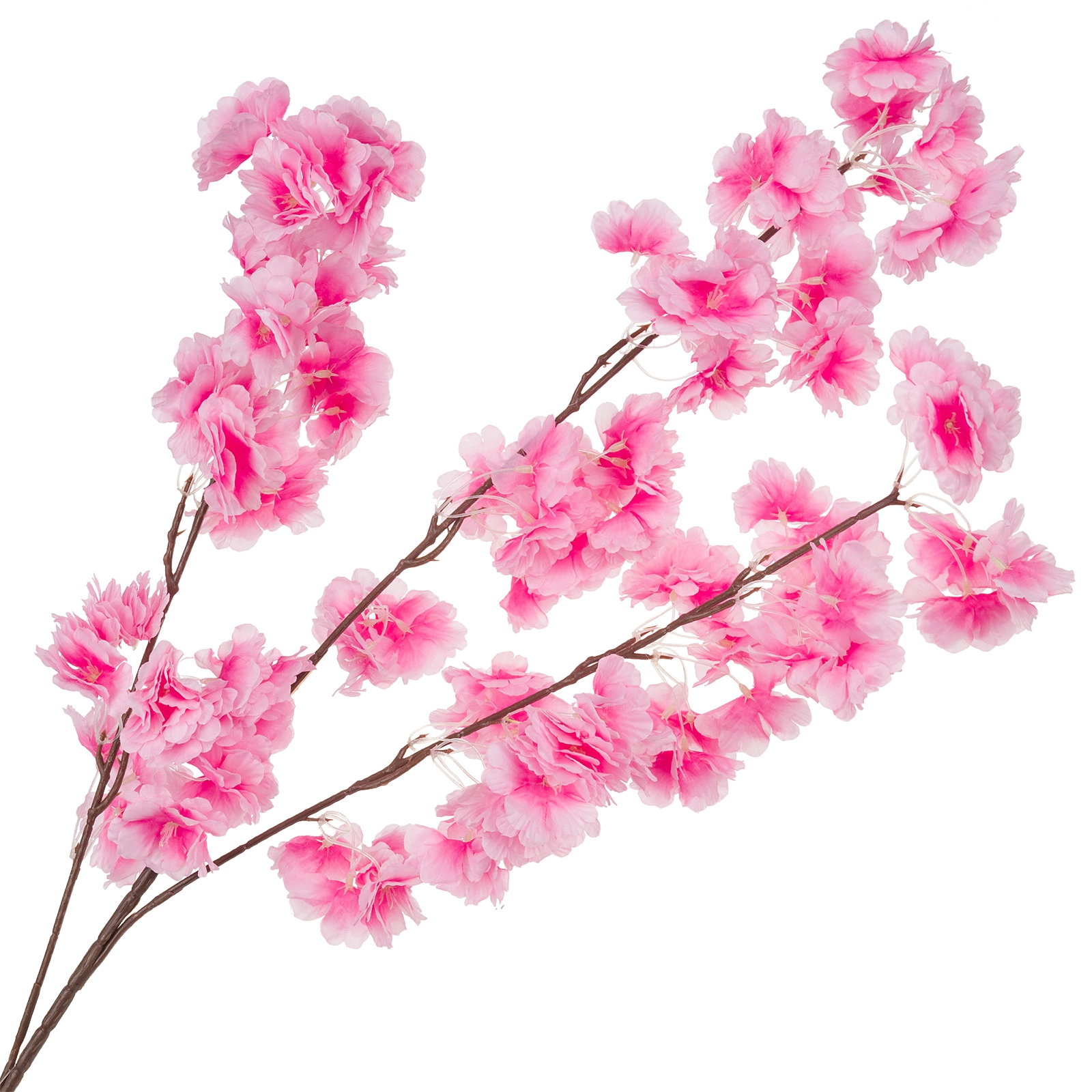 Ветка искусственная "Яблоня", H90 см Розовый