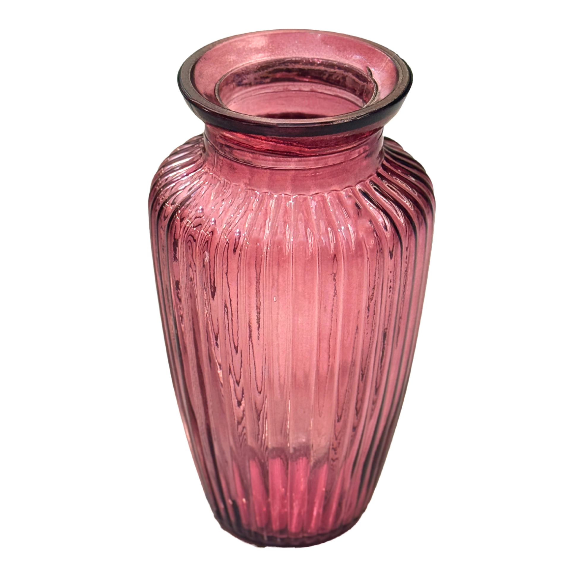 Ваза "Ophelia" (стекло), D11,5xH19,5 см Пурпурный