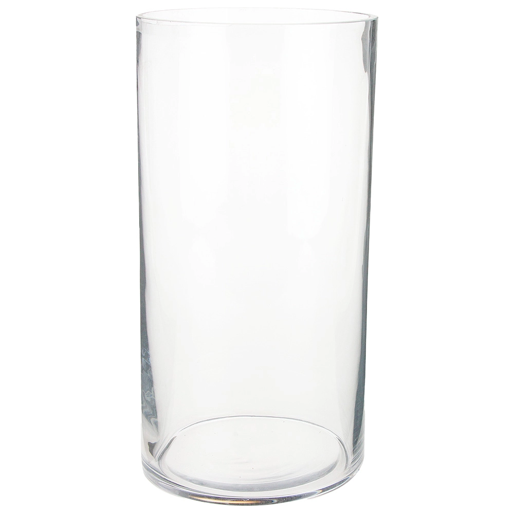 Ваза "Трубка 150" (стекло), D15xH30 см, К Прозрачный