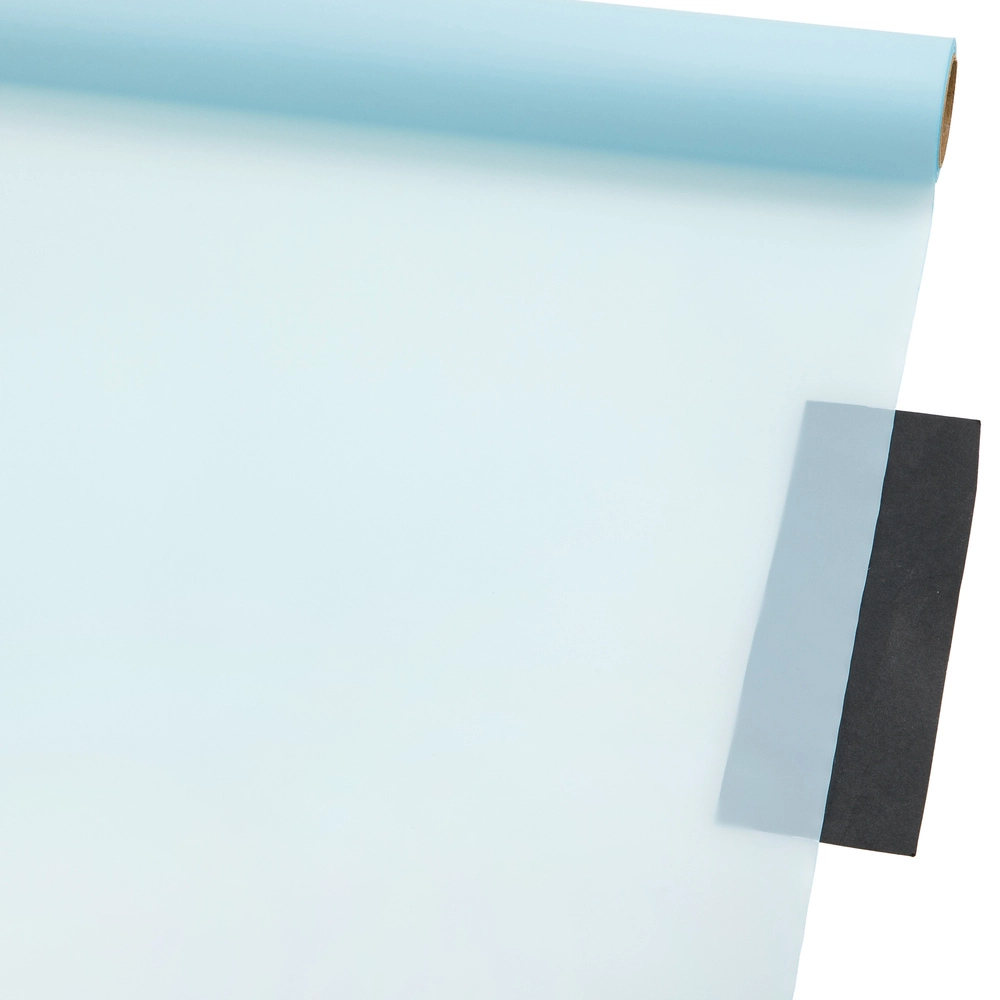 Пленка матовая "Дымка", 57 смx10 м, 53 mic Голубой