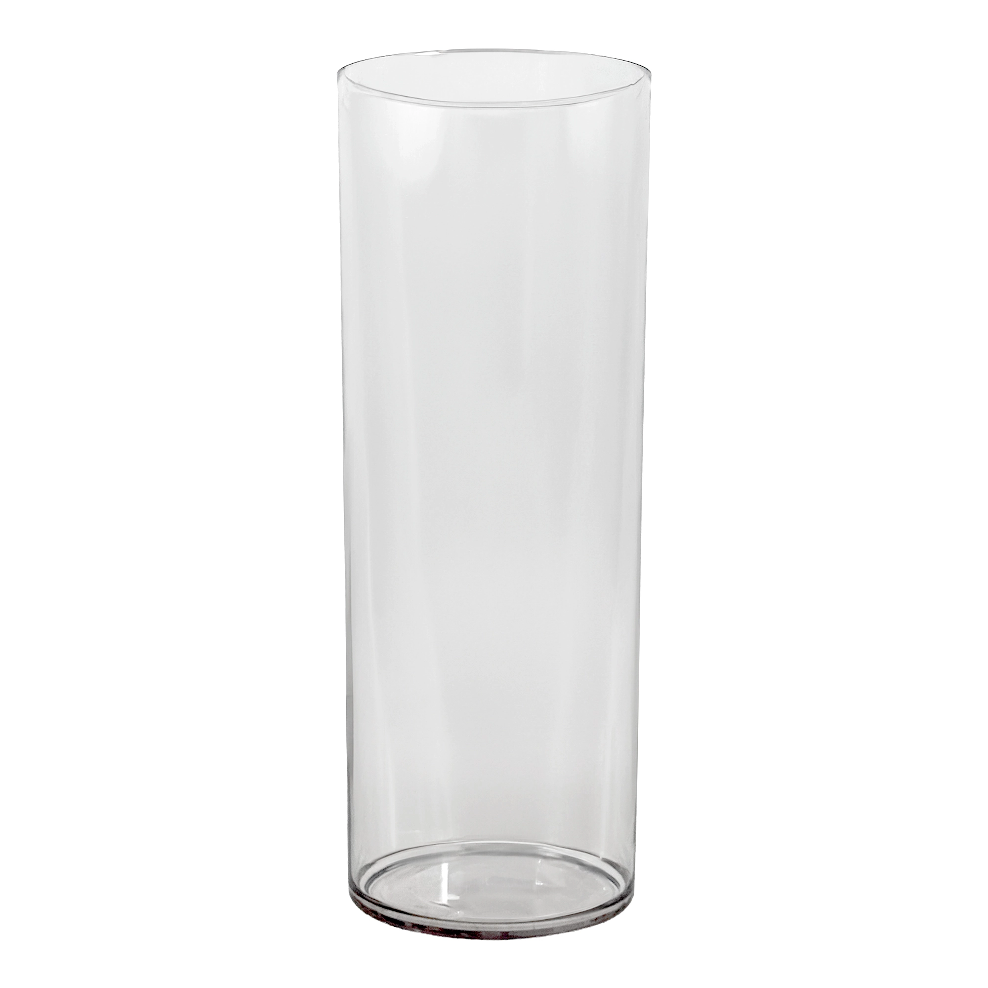 Вазон "Round" (пластик), D15xH40 см Прозрачный