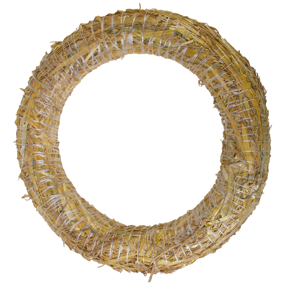 Венок (солома), D35 см Натуральный