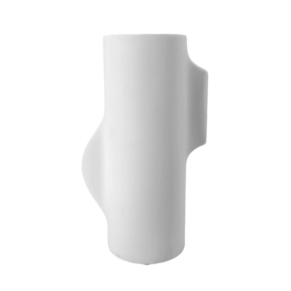 Ваза "Vertical" (керамика), D16,5xН27 см Белый