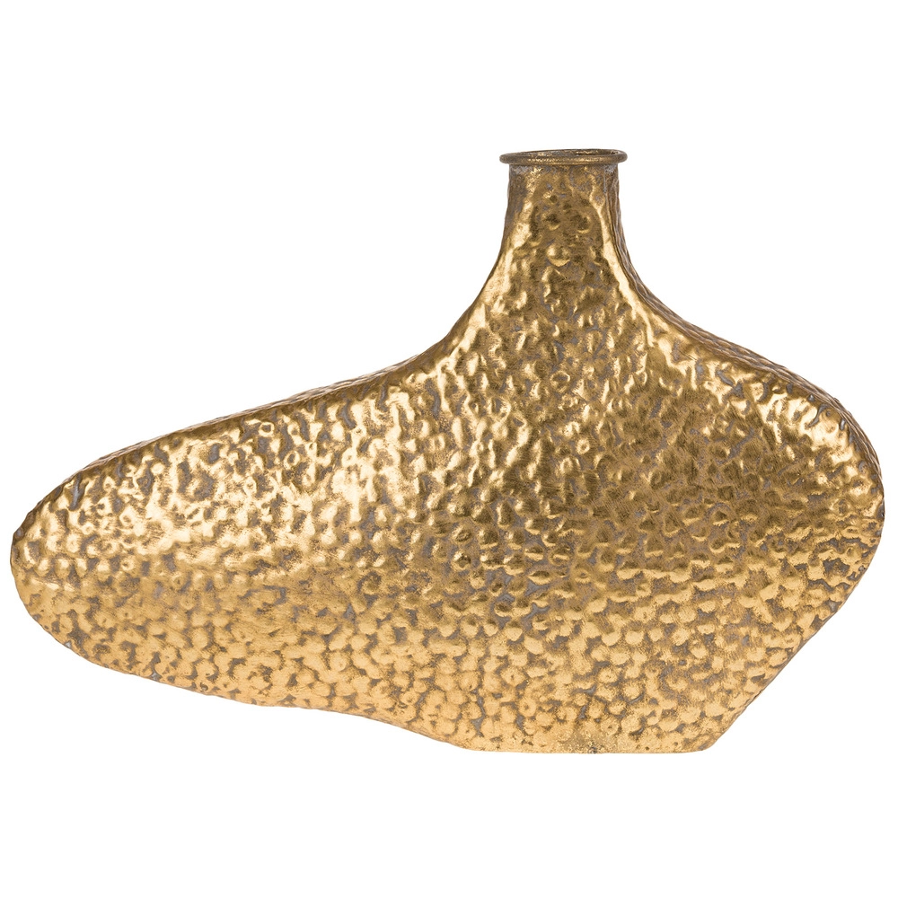 Ваза "Fantasy" (металл), 48,5x11xН32 см Золотой
