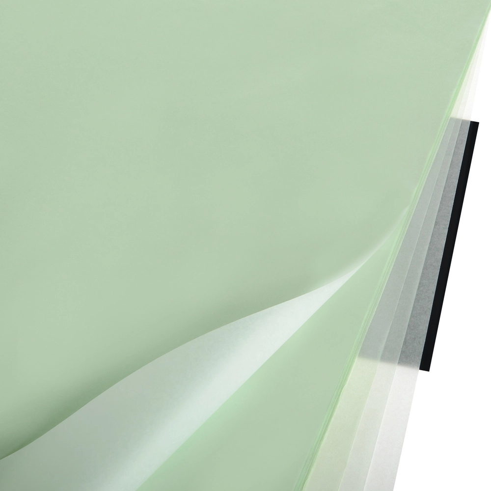 Бумага тишью "Перламутр", 50x70 см, 20 г/м2, набор (20 шт) Зеленый