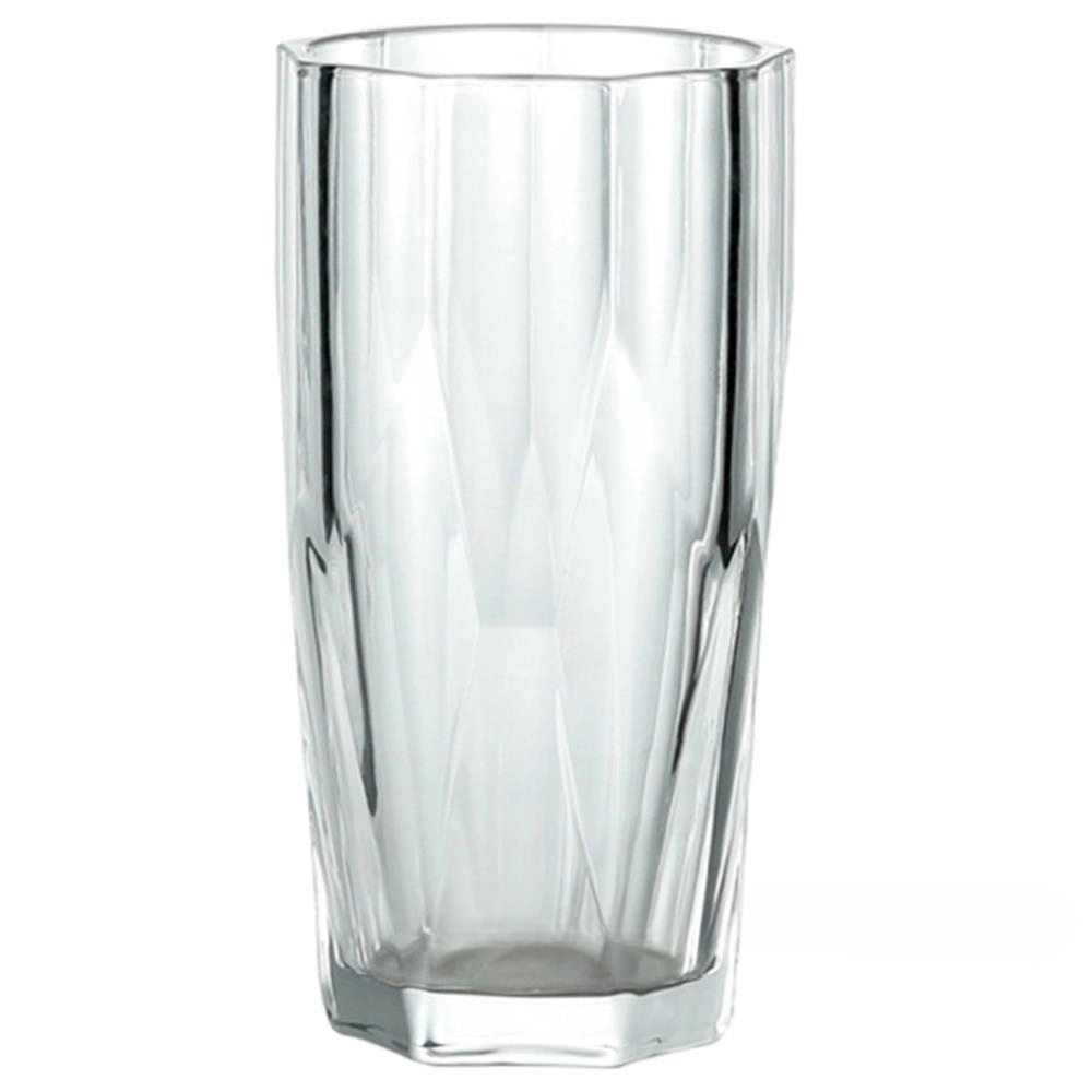 Ваза "Base W" (стекло), D14xH28 см Прозрачный