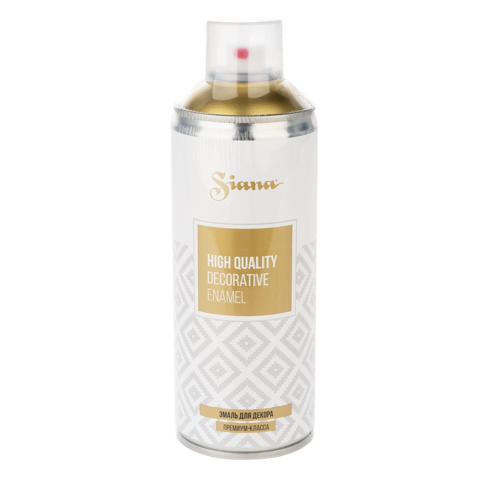 Краска-спрей зеркальная "Siana high quality", 0,52 л Золотой