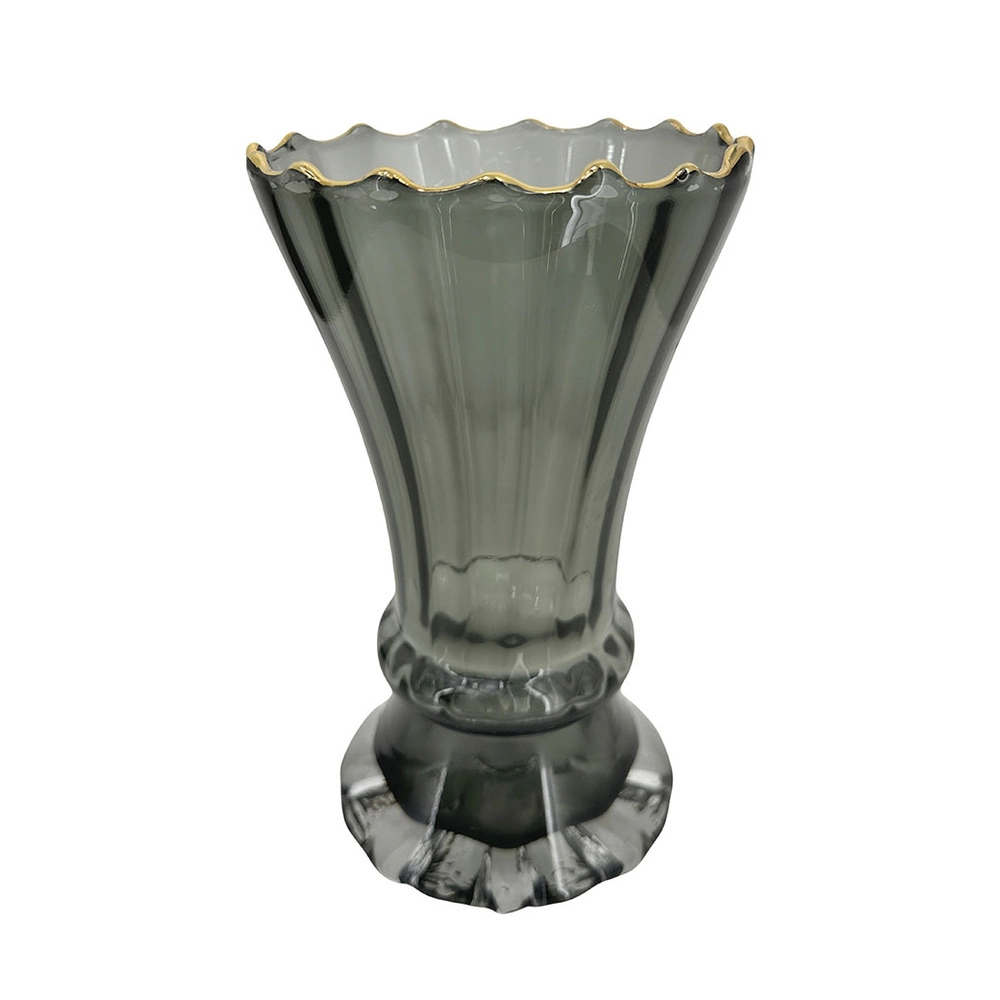 Ваза "Aristocrat" (стекло), D14хН28 см Серый