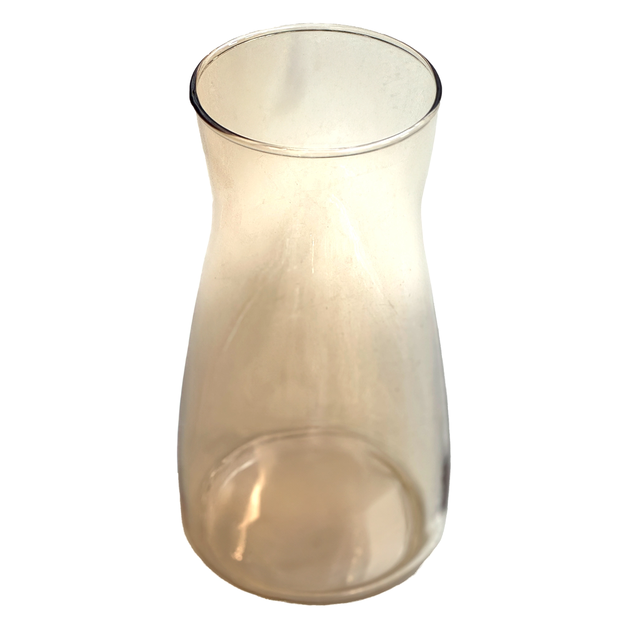 Ваза "Bella" (стекло), D10,5xH21 см Охра