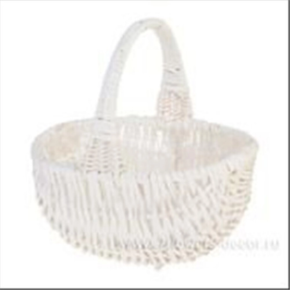 Корзина плетеная (ива), 29x21xH14/28 см Коричневый