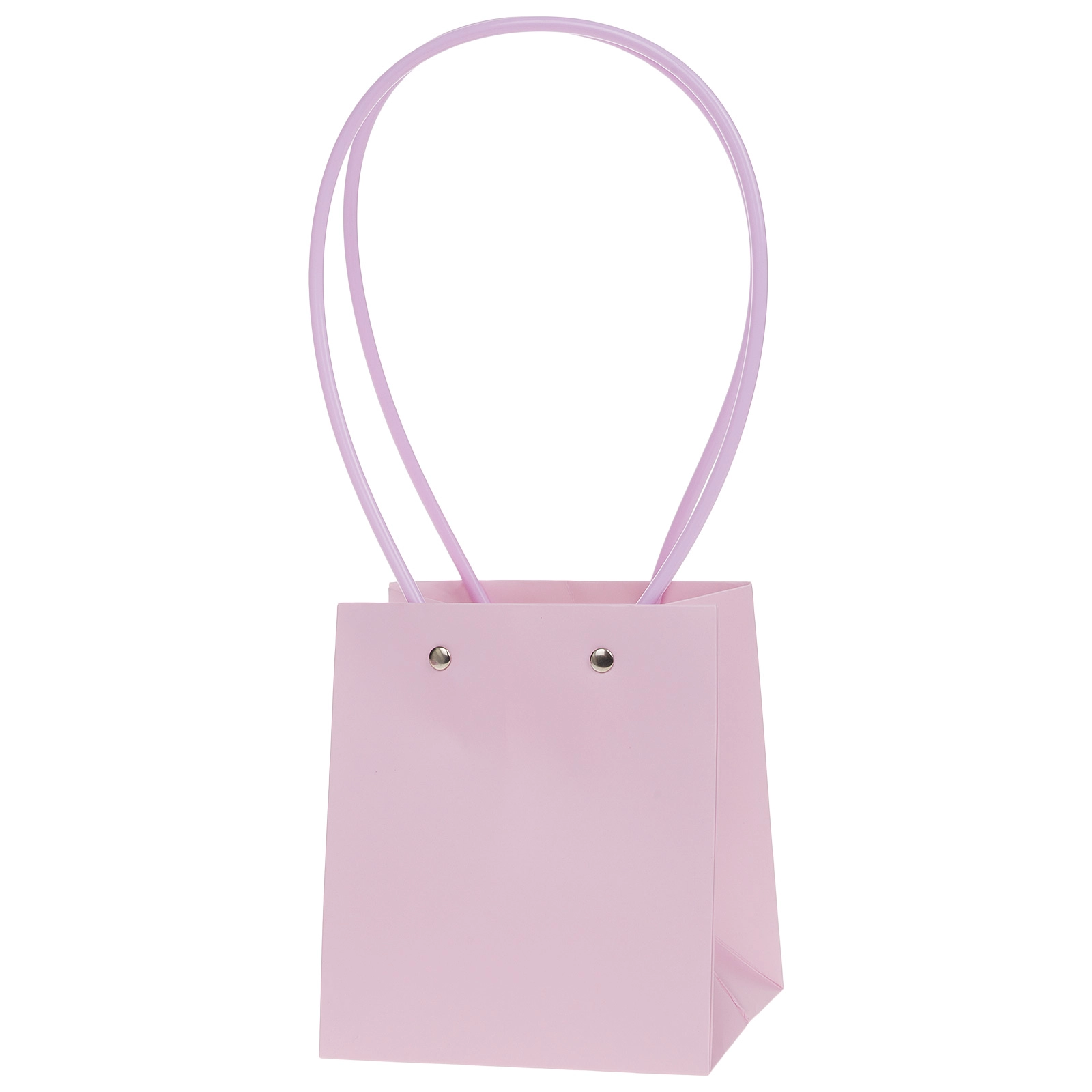 Сумка подарочная (картон), 13x12xH15 см, набор (10 шт), с ламинацией Сиреневый