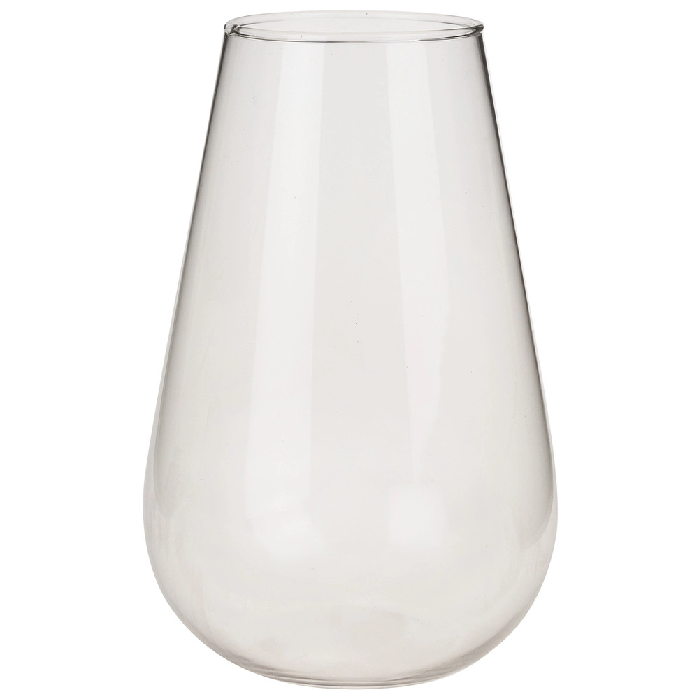 Ваза "Raindrop" (стекло), D12xH20 см Прозрачный