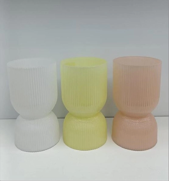 Ваза "Beauty L" (стекло), D11xH20 см Желтый