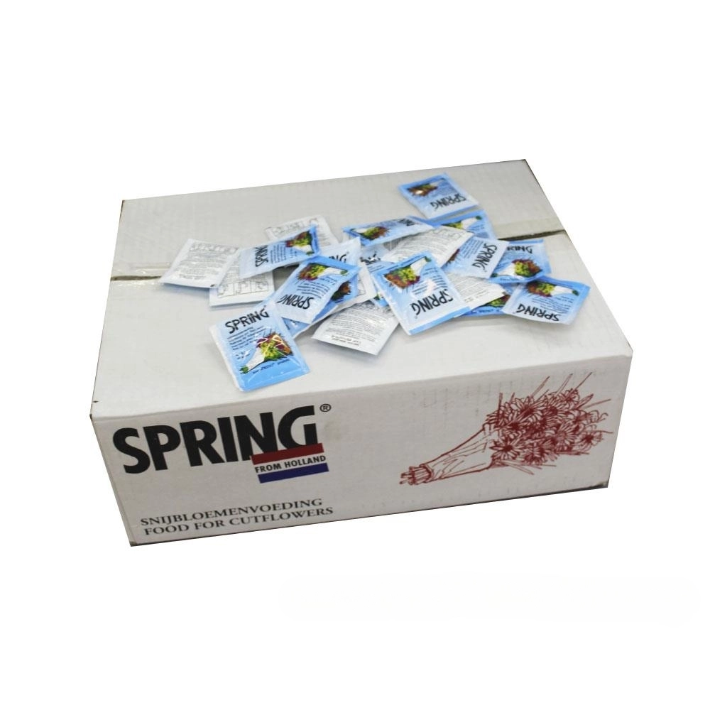 Подкормка для развития срезанных цветов, 5 г, набор (1000 шт), Spring Белый