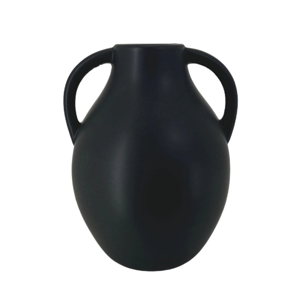 Ваза "Potter" (керамика), D18xН23 см Черный