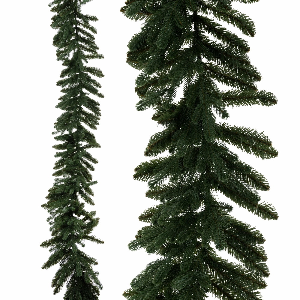 Гирлянда еловая искусственная "Сибирь" (пластик), D20хН270 см Зеленый