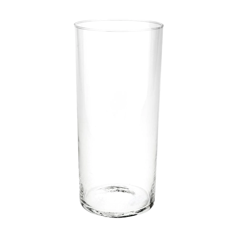Ваза "Трубка 100" (стекло), D10xH25 см, К Прозрачный