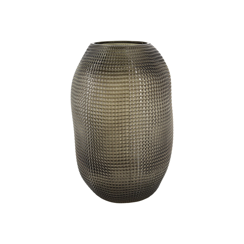 Ваза "Ellipse" (стекло), D17хН26 см Кофейный