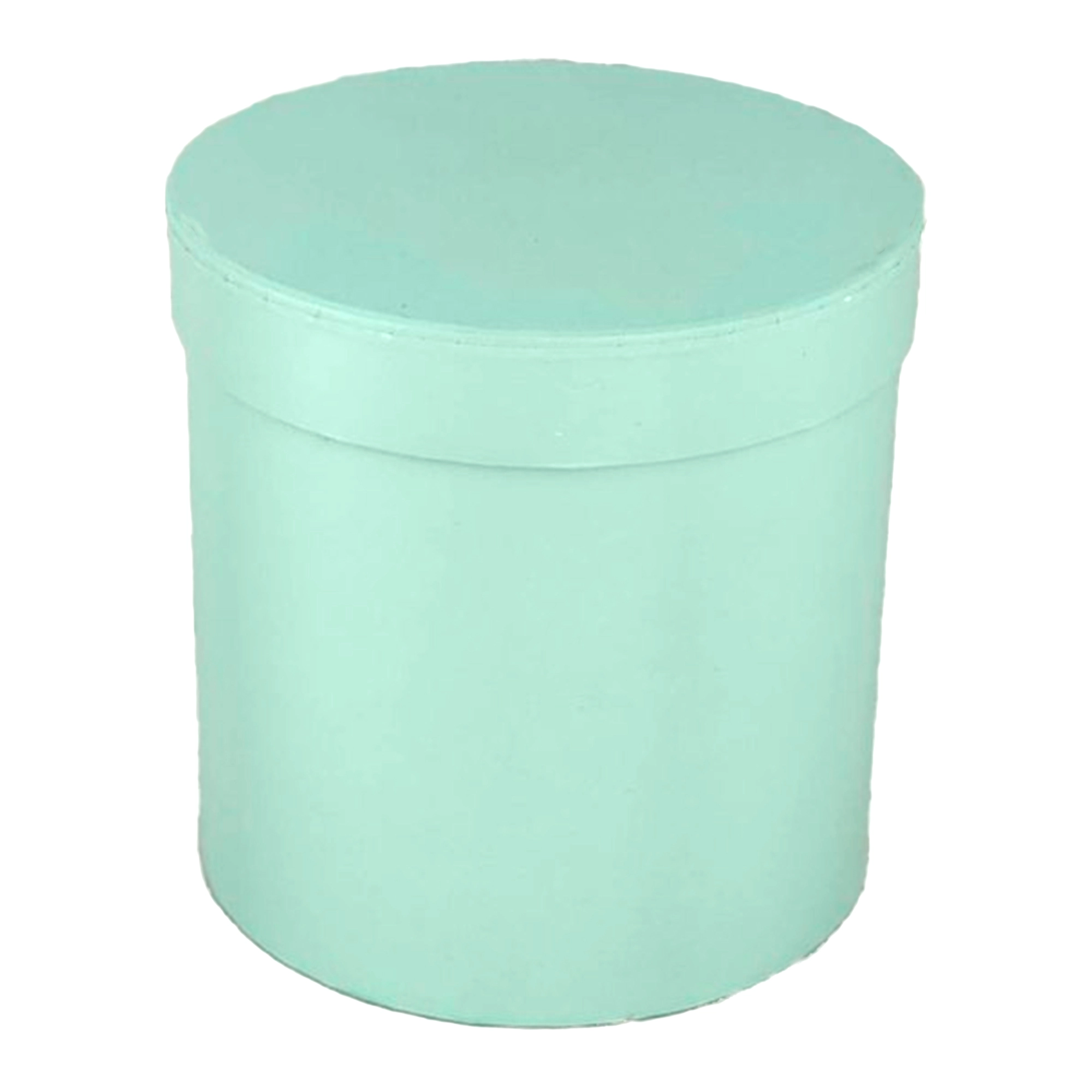 Коробка шляпная, D18xH18 см, с крышкой Светло-зеленый