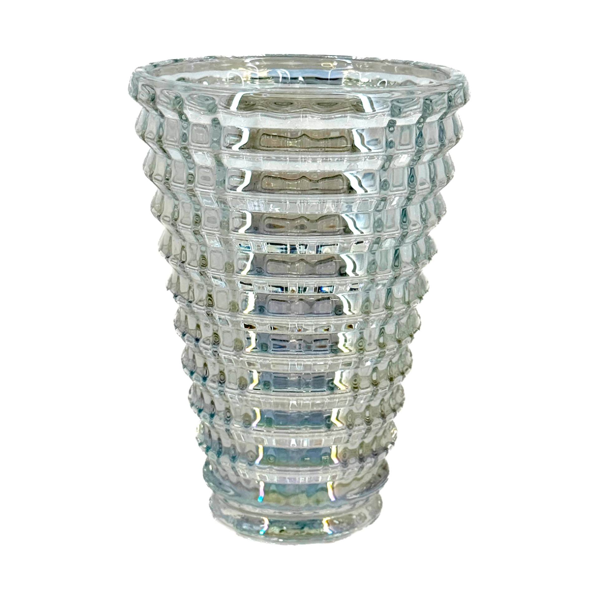 Ваза "Babel" (стекло), D9,5xH15 см Бензиновый