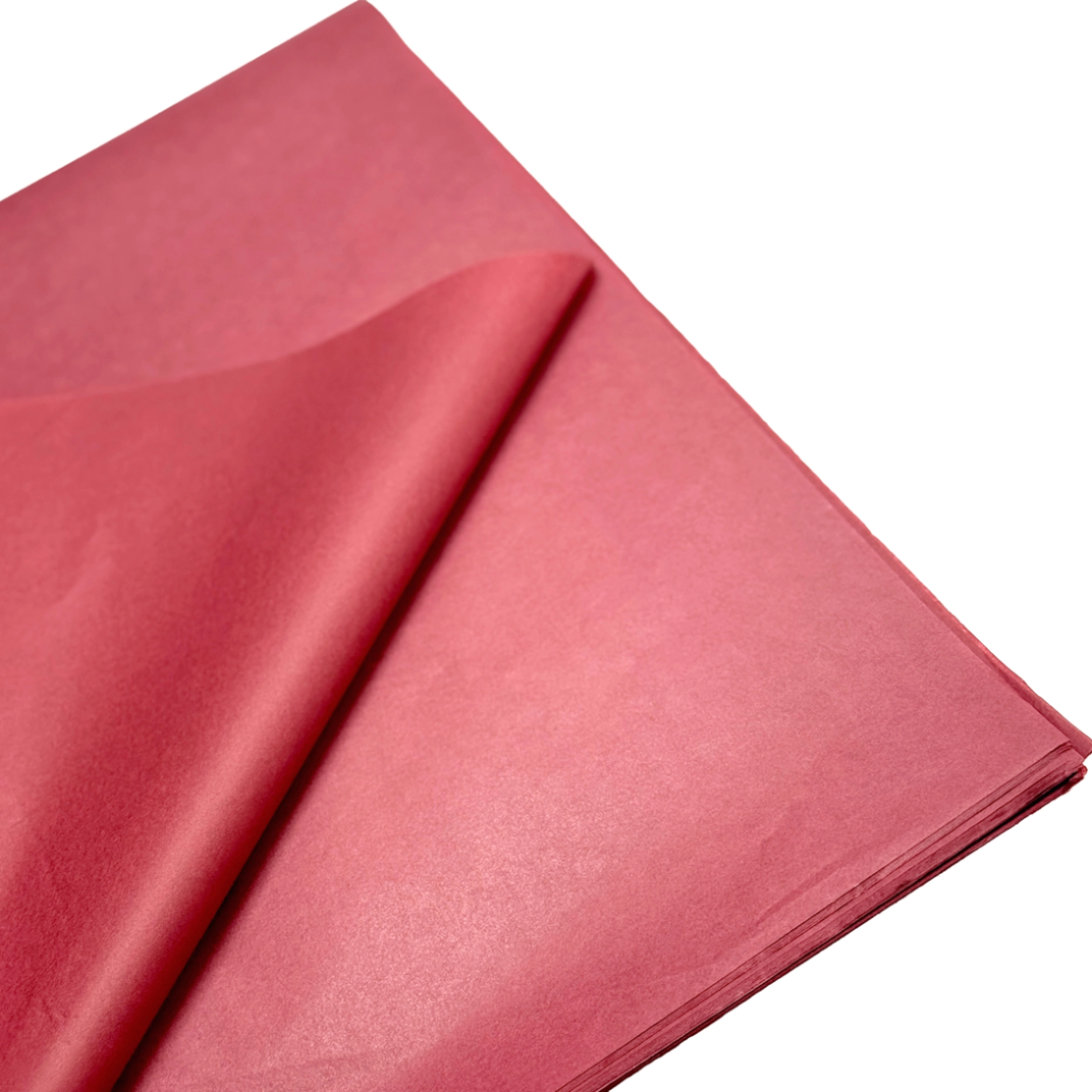 Бумага тишью, 50x70 см, 17 г/м2, набор (38 шт) Бордовый