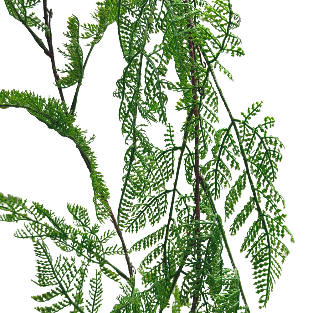 Растение искусственное "Папоротник ампельный", H200 см Зеленый