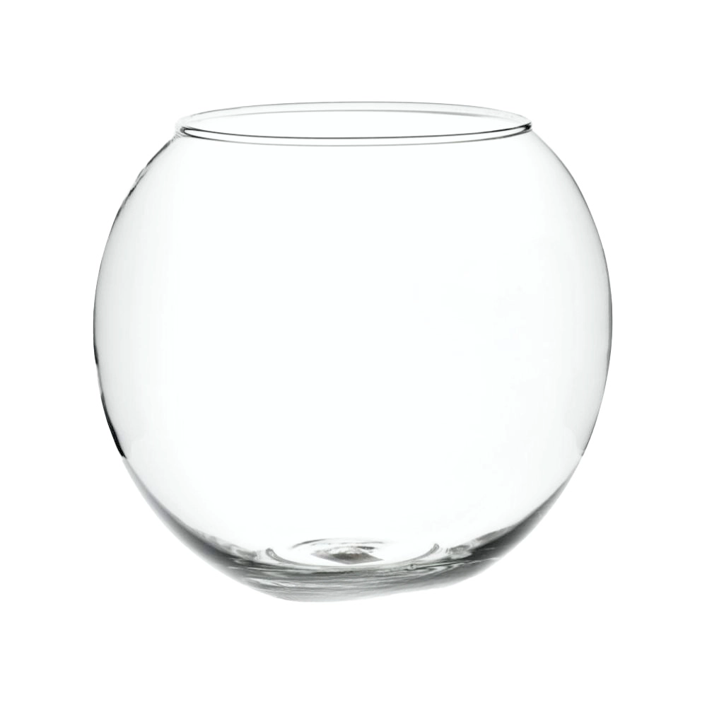 Ваза "Шаровая" (стекло), D15xH18 см, К Прозрачный