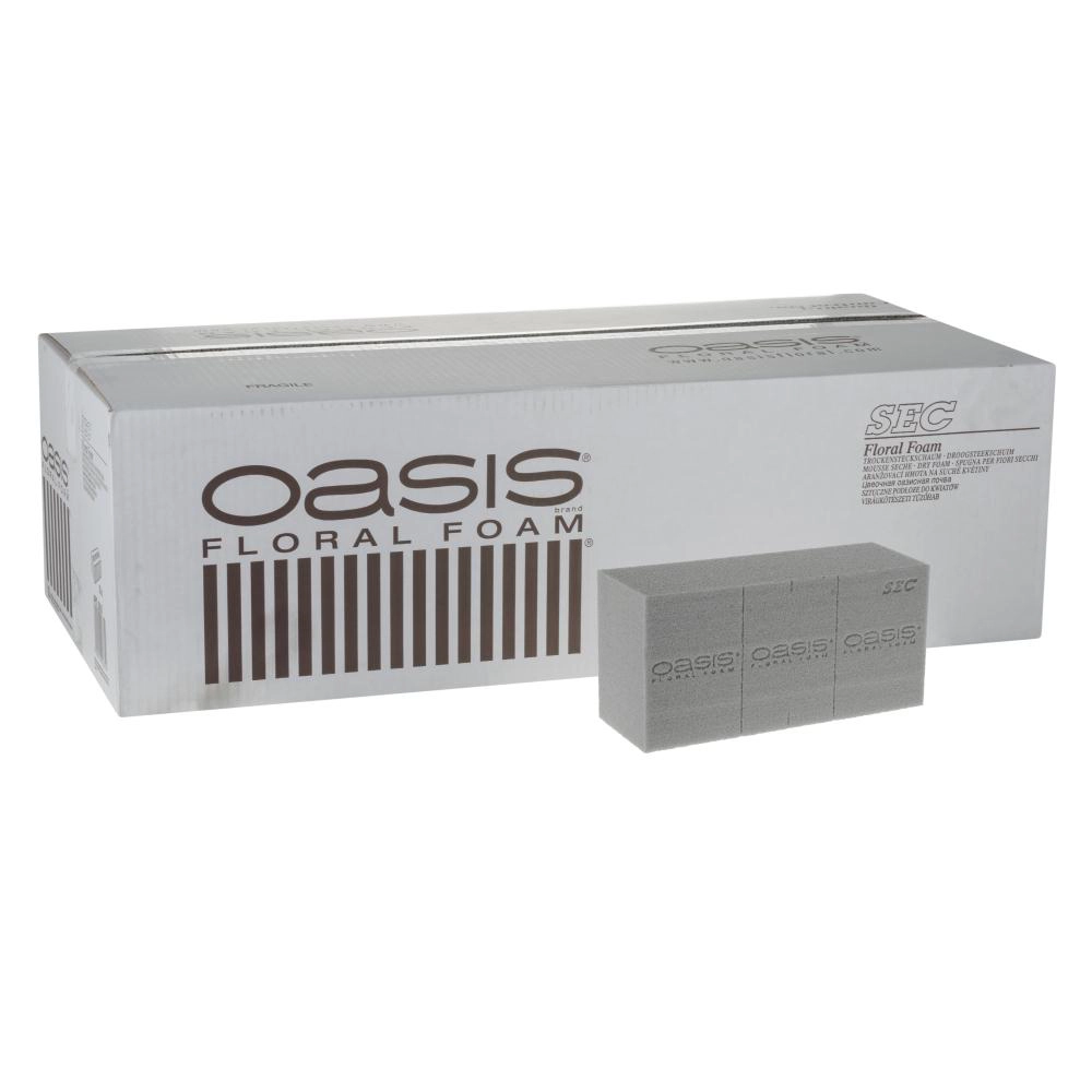 Кирпич флористический для сухоцветов "Sec Dry", 23x11xH8 см, набор (35 шт), Oasis Белый