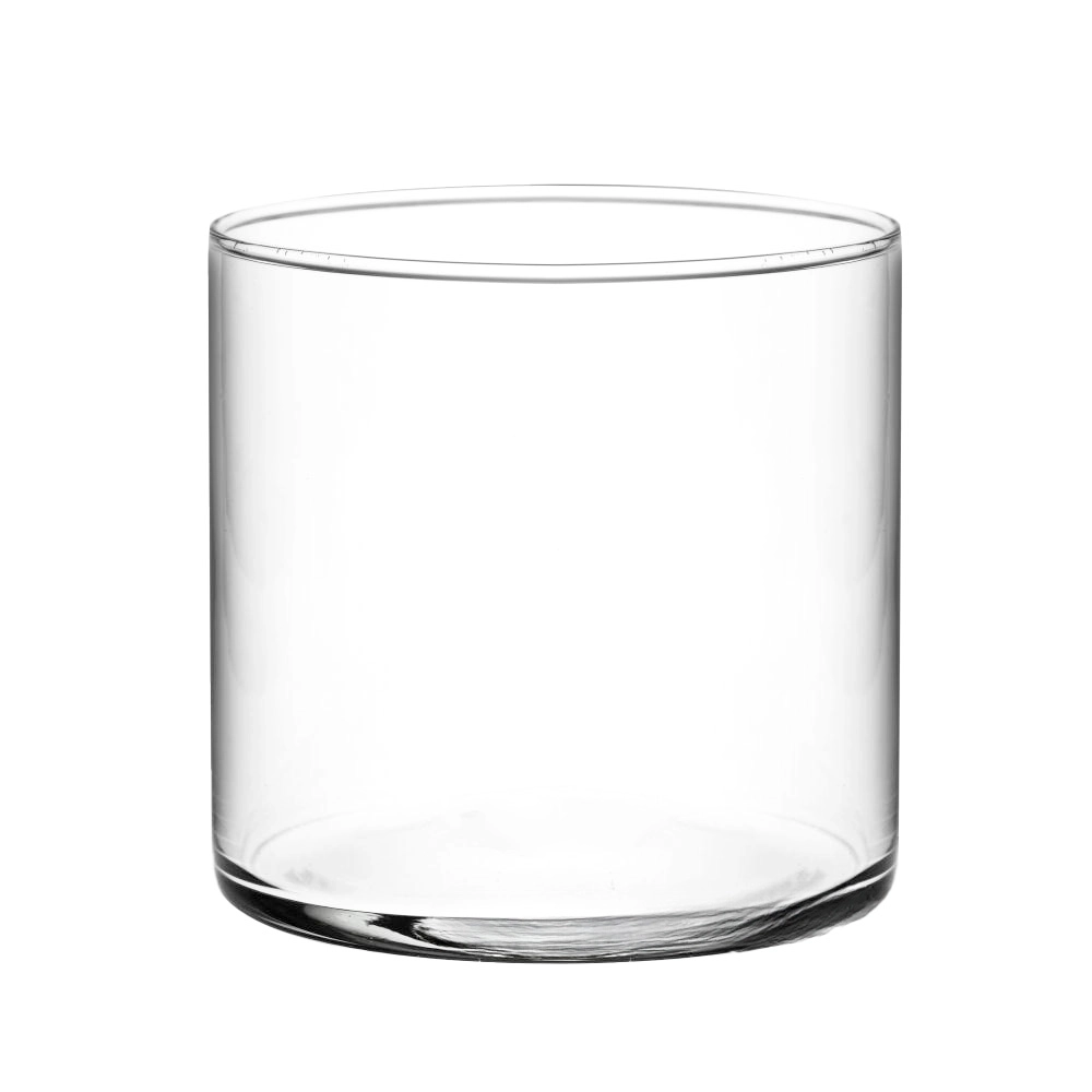 Ваза "Трубка 150" (стекло), D15xH15 см, К Прозрачный