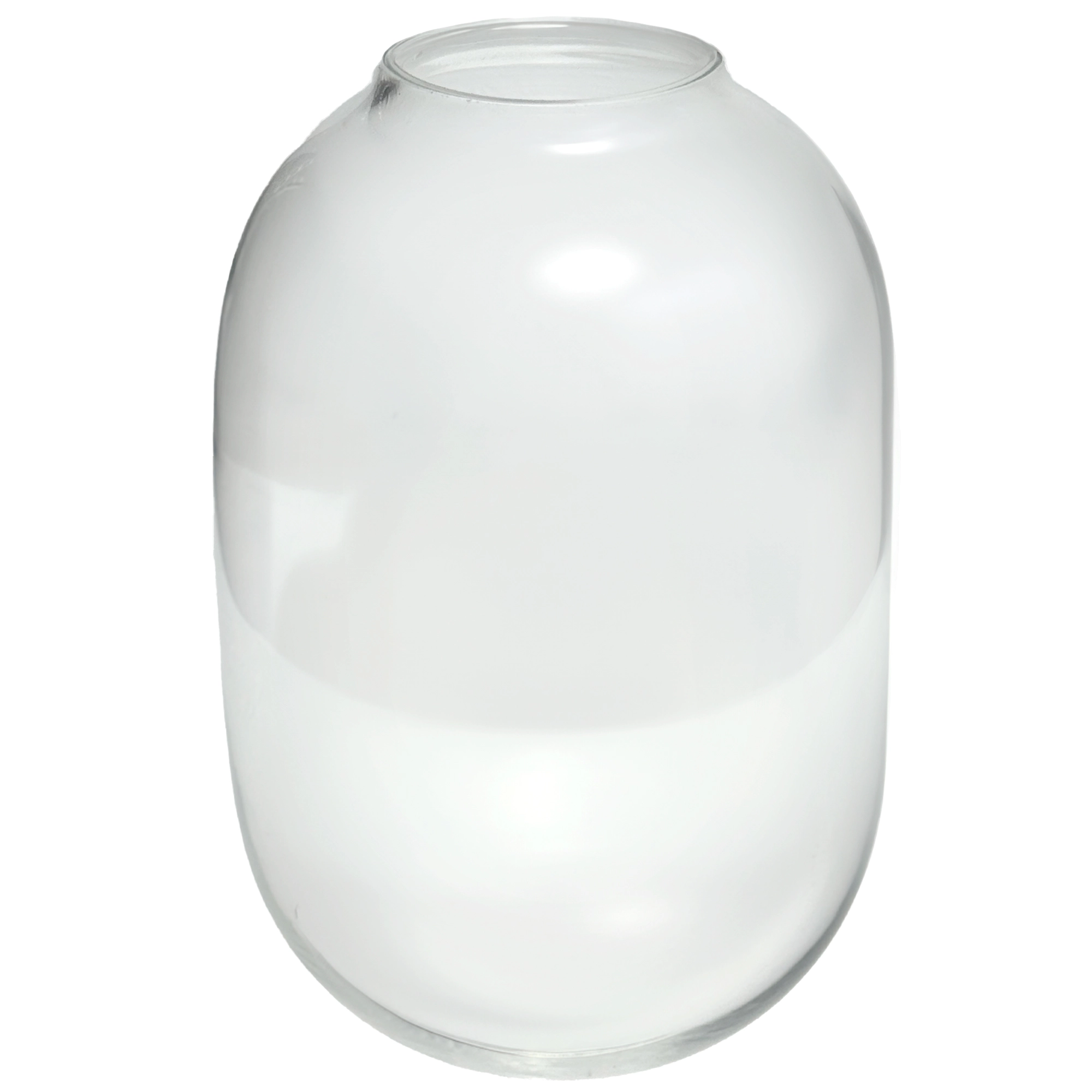 Ваза "Jar" (стекло), D18,5xH30 см Прозрачный