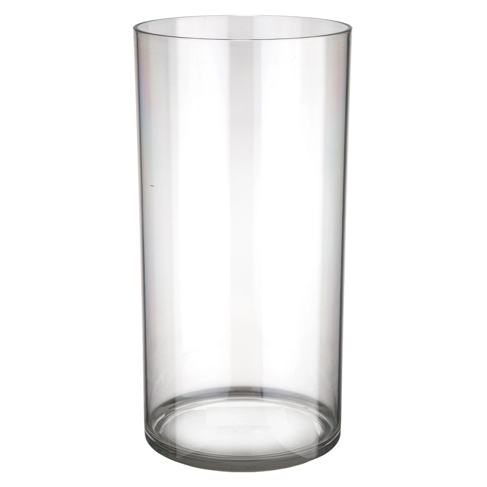 Вазон "Round" (пластик), D15xH30 см Прозрачный