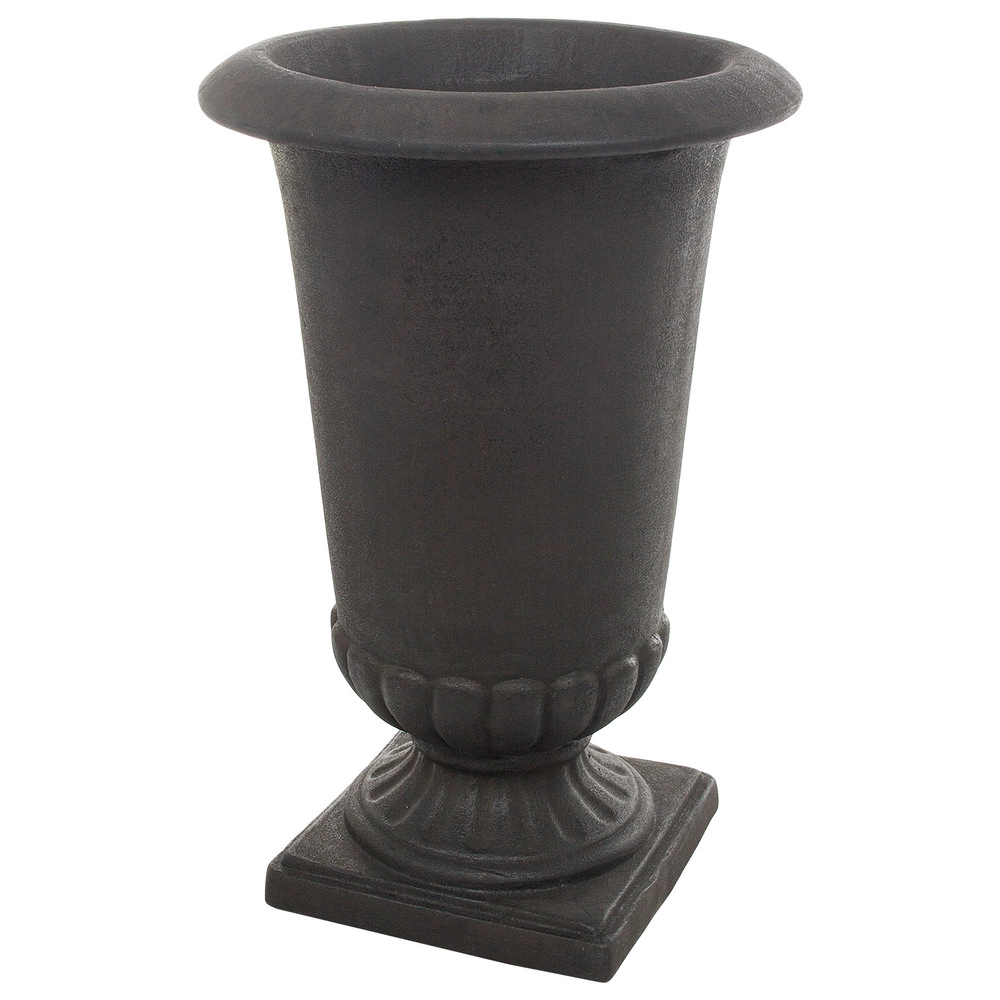 Кашпо Nobilis Marco "Twr-stone French Vase" (терракота), D40хH63 см Антрацитовый