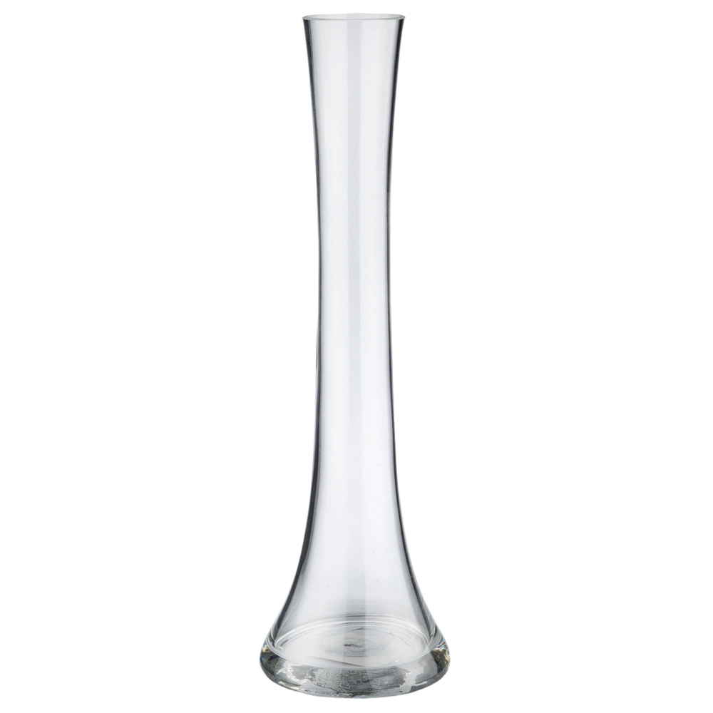 Ваза "Giemza" (стекло), D5xH30 см Прозрачный
