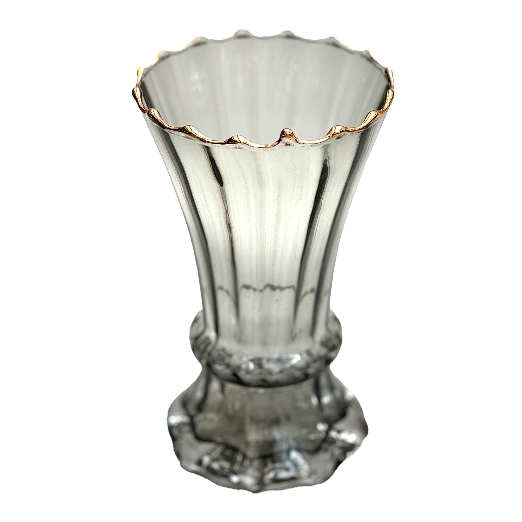 Ваза "Aristocrat" (стекло), D13хН22 см Серый